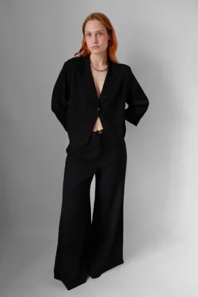 CROP VINTAGE BLACK RELAX BLAZER