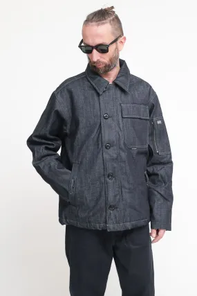 Deck Padded Denim Jacket - Raw Denim