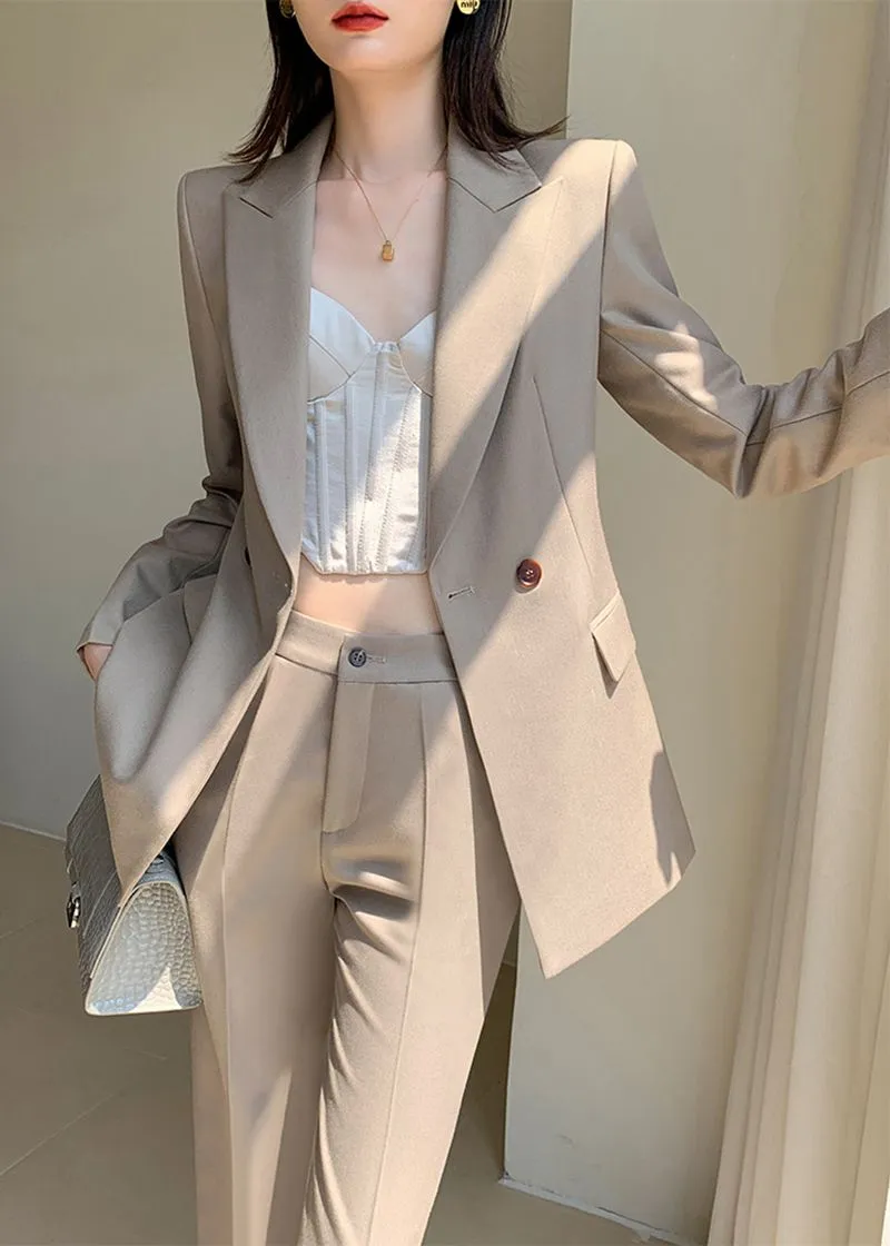 Double Breasted Blazer Pantsuit