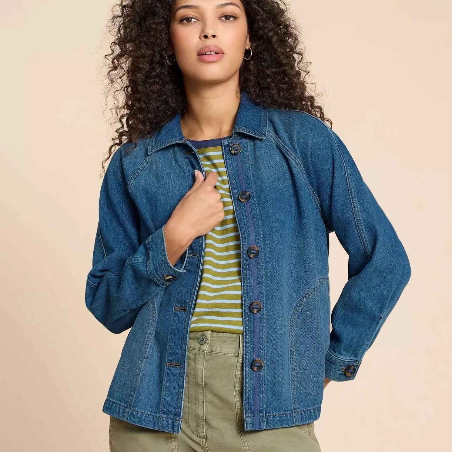 Eden Denim Jacket - Mid Denim