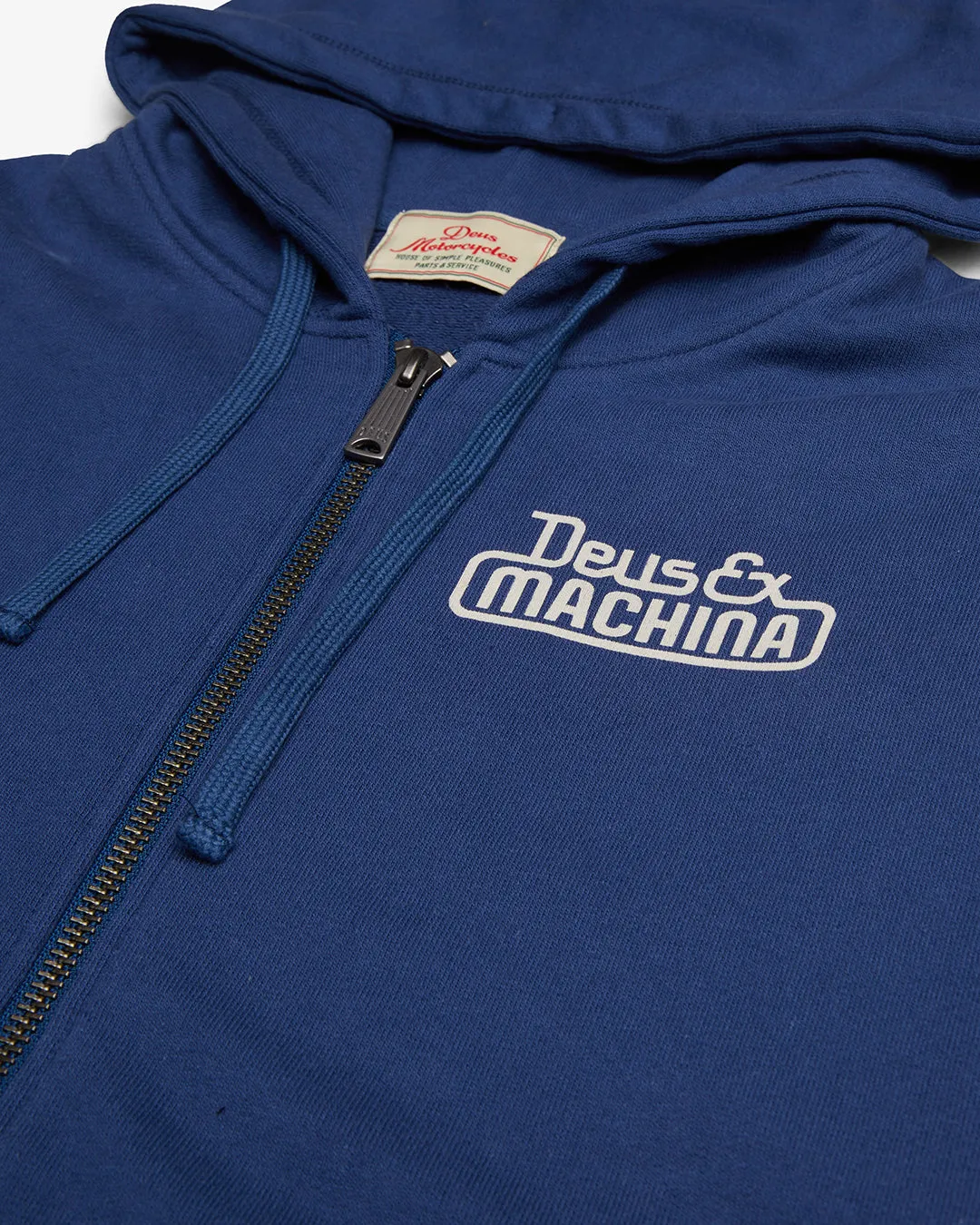 EGG & BEANS ZIP HOODIE - ENSIGN BLUE