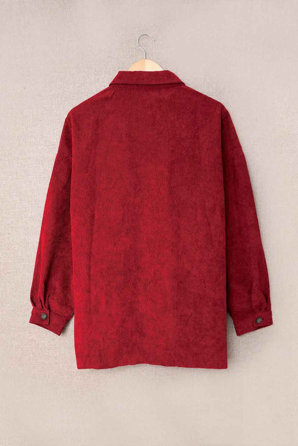 Fall Corduroy Shirt Coat