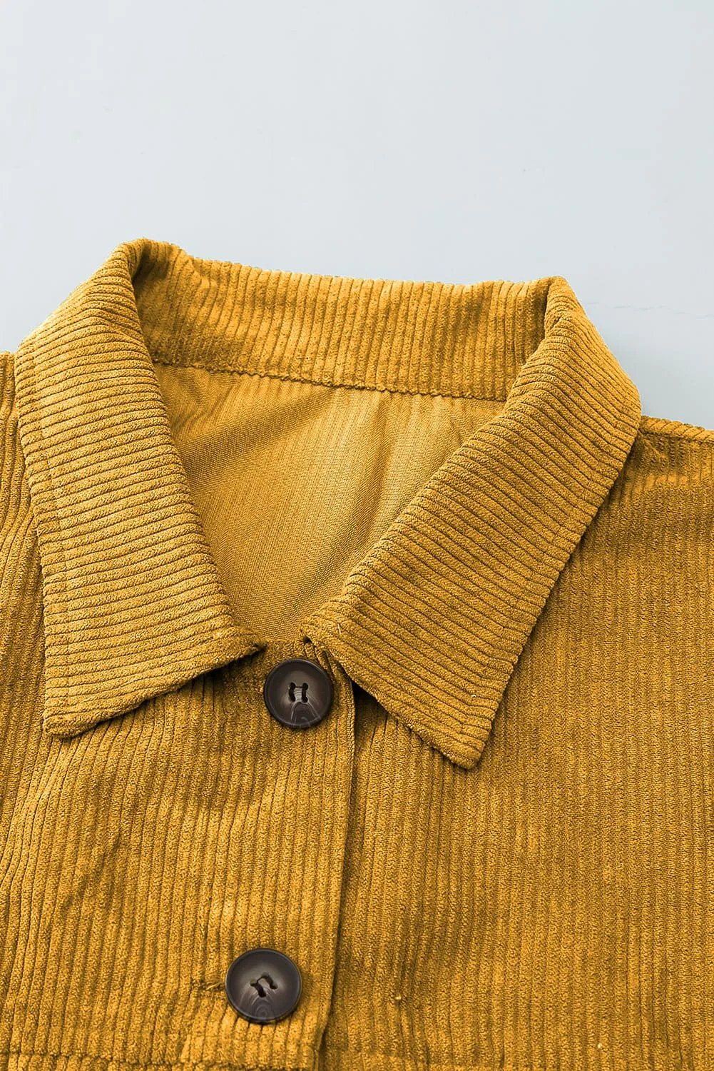 Fall Corduroy Shirt Coat