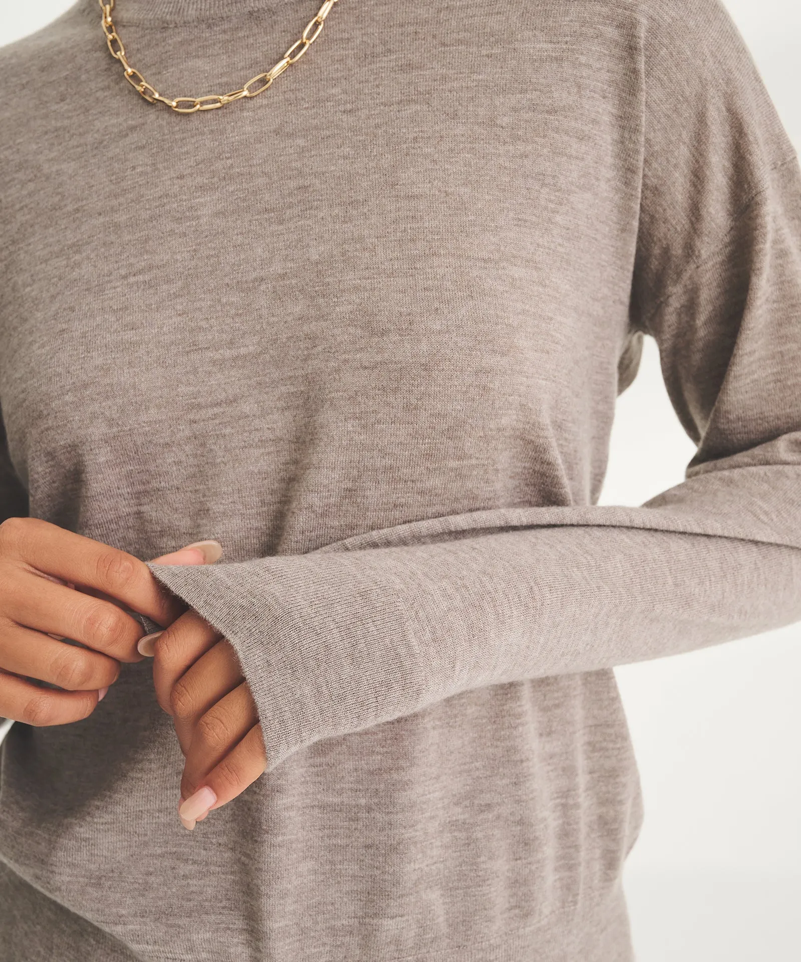 Fancy Cashmere Crewneck Sweater