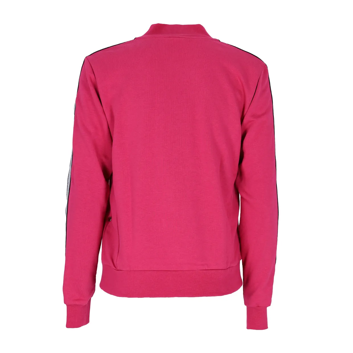 Felpa Donna Colmar Full Zip Nastro Lurex Rosa Geranio