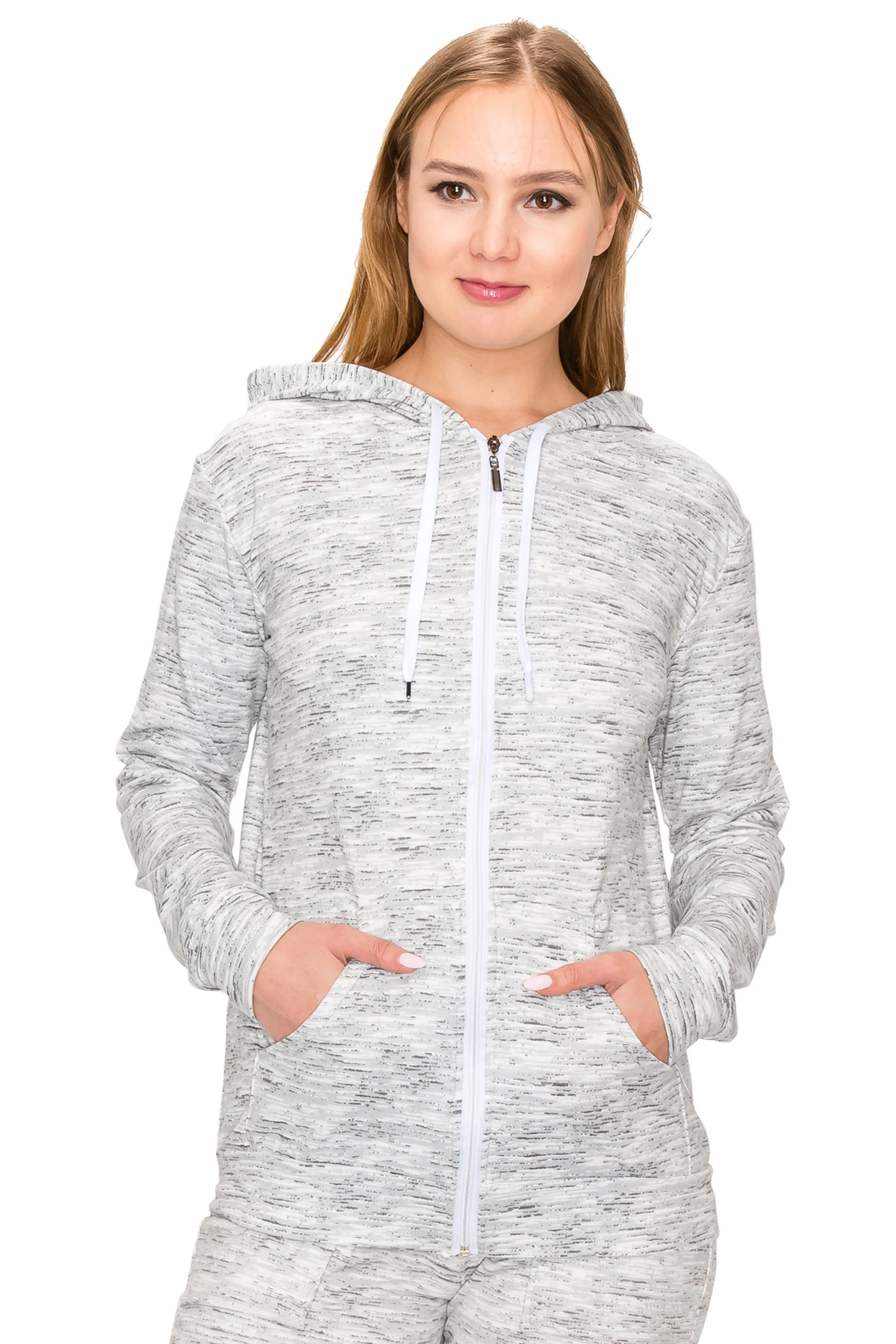 Fleece Zip Up Hoodie Jacket