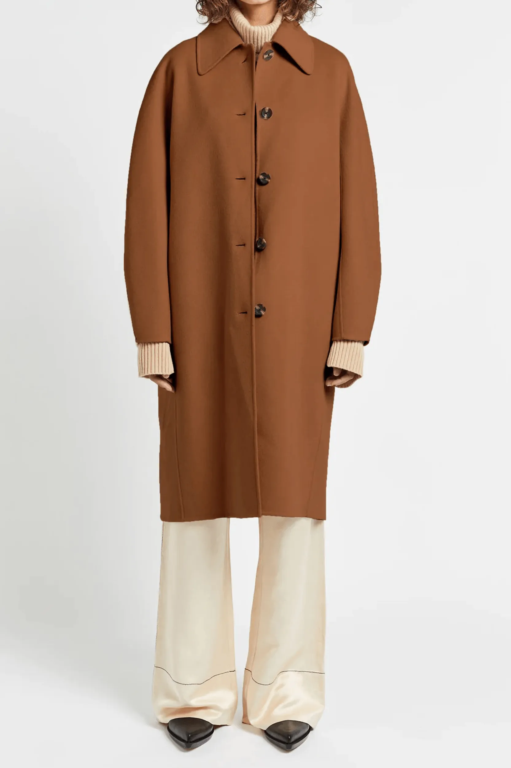 Florentine Dolman Coat in Camel