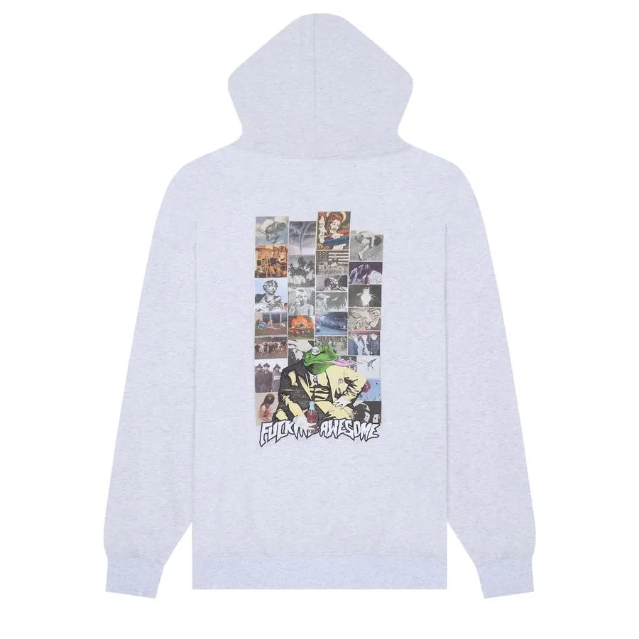 FUCKING AWESOME FROGMAN 2 HOODIE - HEATHER GREY