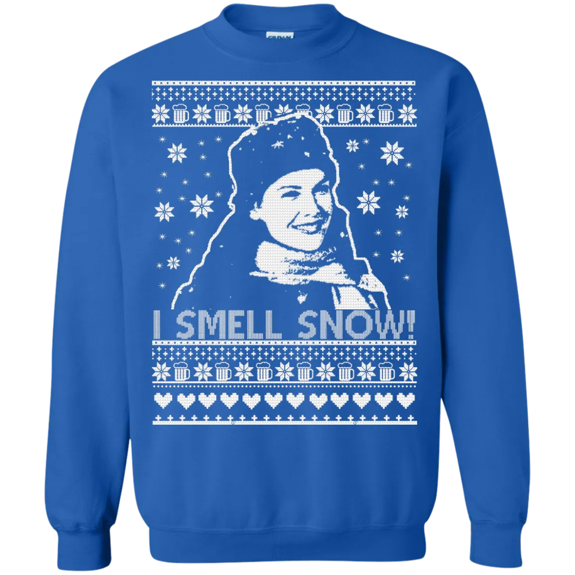 Gilmore Girl Lorelai sweater: I Smell Snow