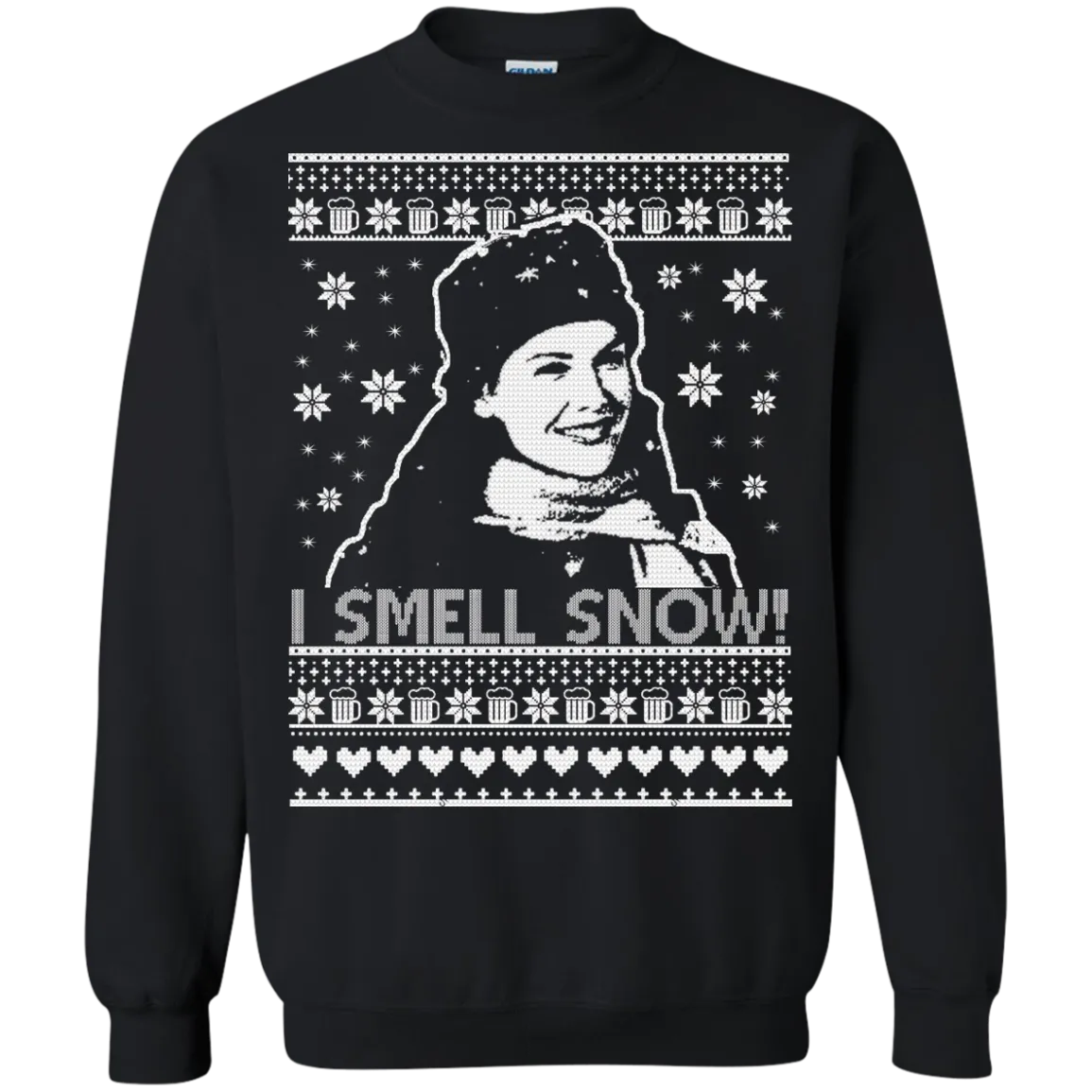 Gilmore Girl Lorelai sweater: I Smell Snow