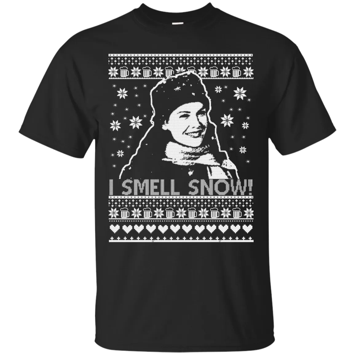 Gilmore Girl Lorelai sweater: I Smell Snow