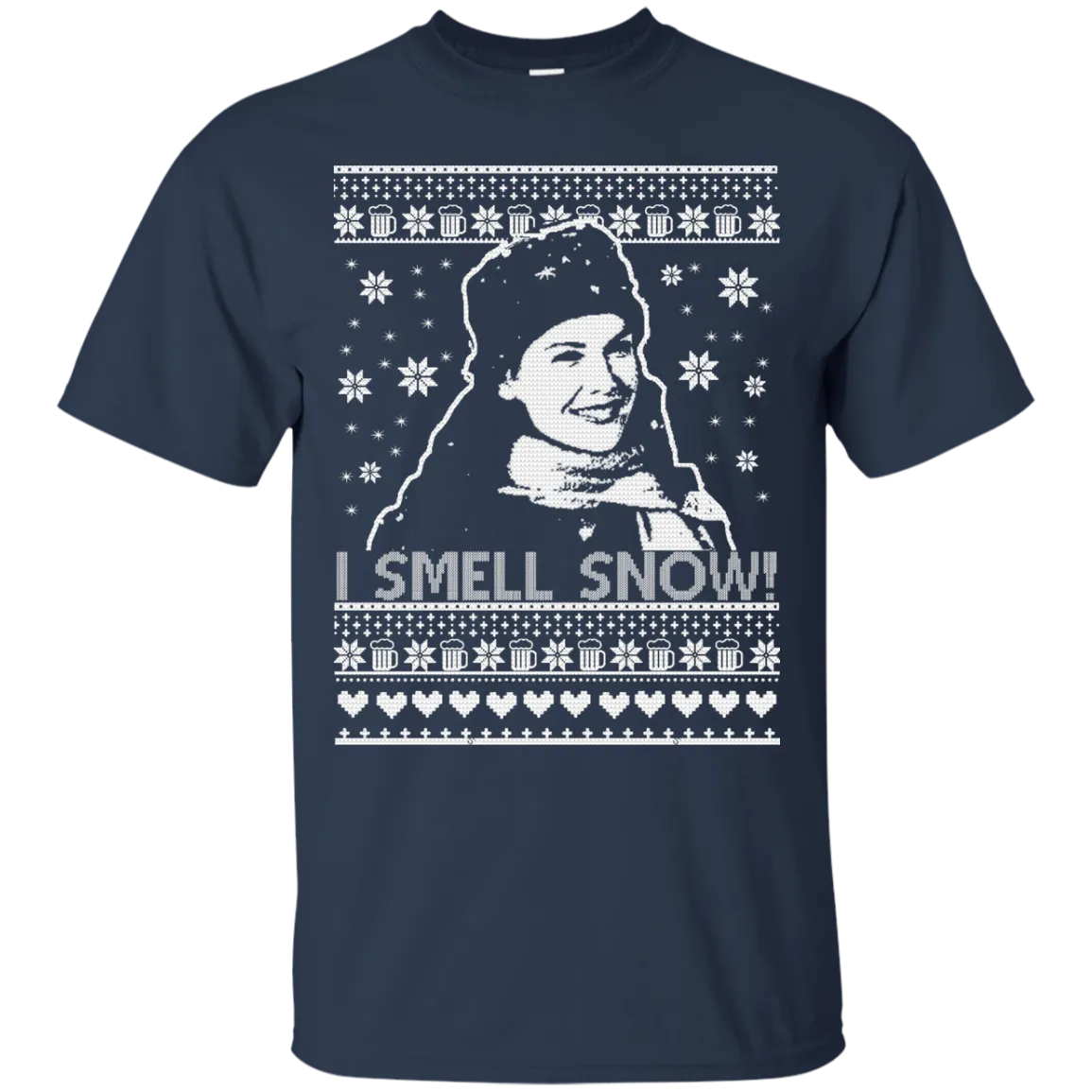 Gilmore Girl Lorelai sweater: I Smell Snow