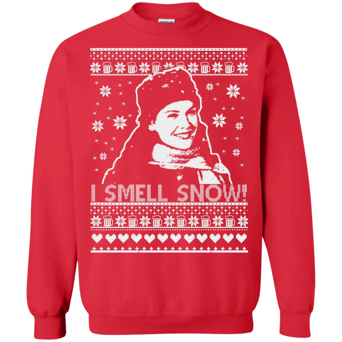 Gilmore Girl Lorelai sweater: I Smell Snow