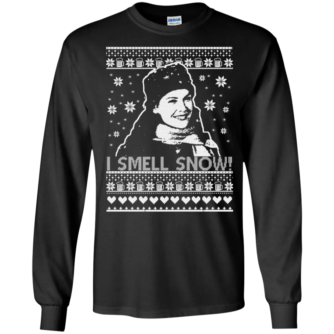 Gilmore Girl Lorelai sweater: I Smell Snow