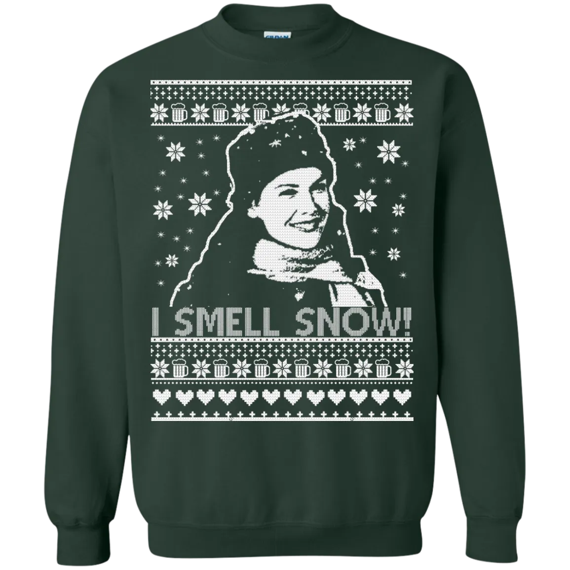 Gilmore Girl Lorelai sweater: I Smell Snow