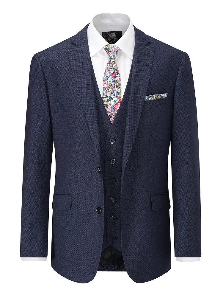 Harcourt X-Tall Navy Suit Jacket Navy