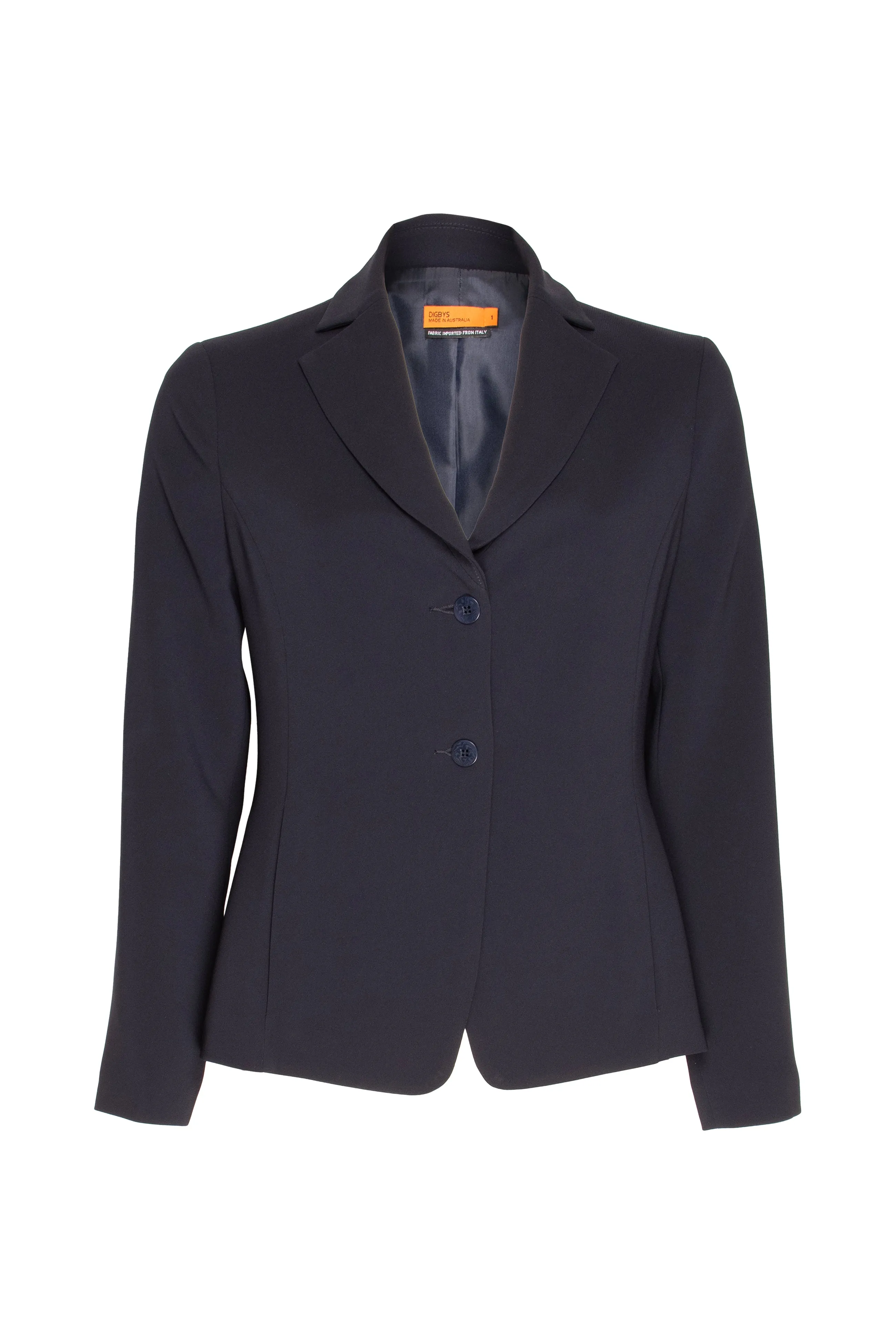 High Revere Collar Jacket - Dark Navy 8621