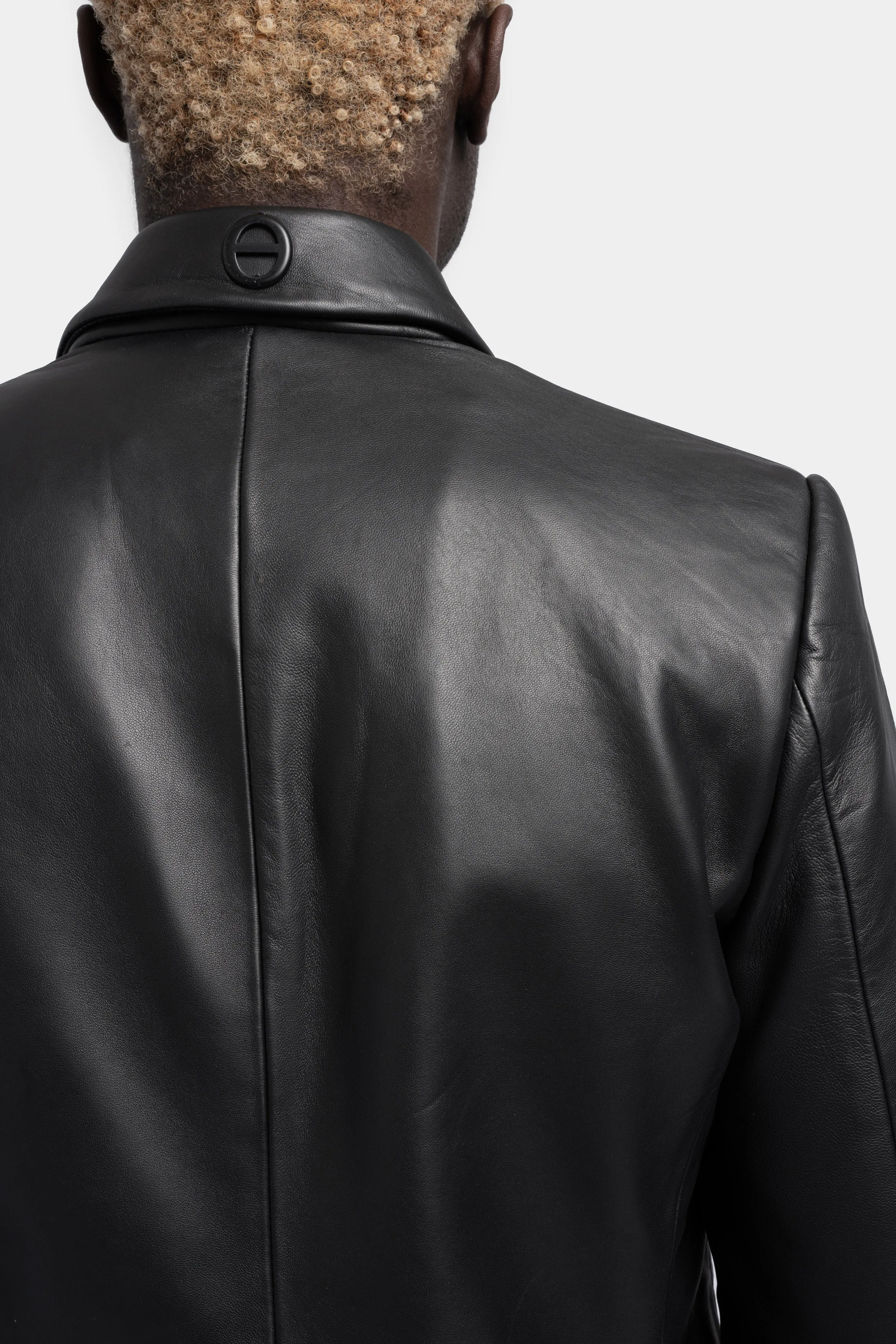 Instructor leather blazer