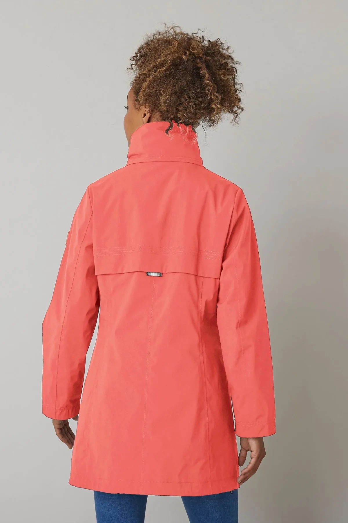 JOCELYN Waterproof Spring Jacket with Stand Up Collar 2495