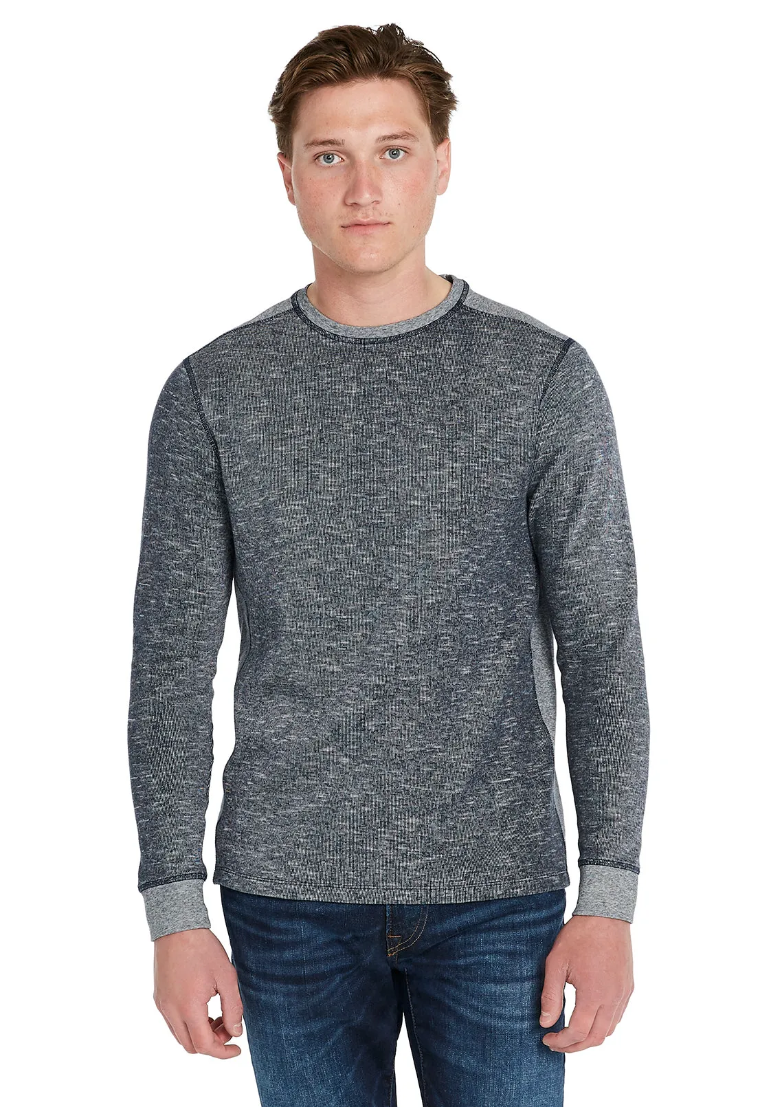 Katana Men's Shoulder Detail Pullover Navy - BM23271