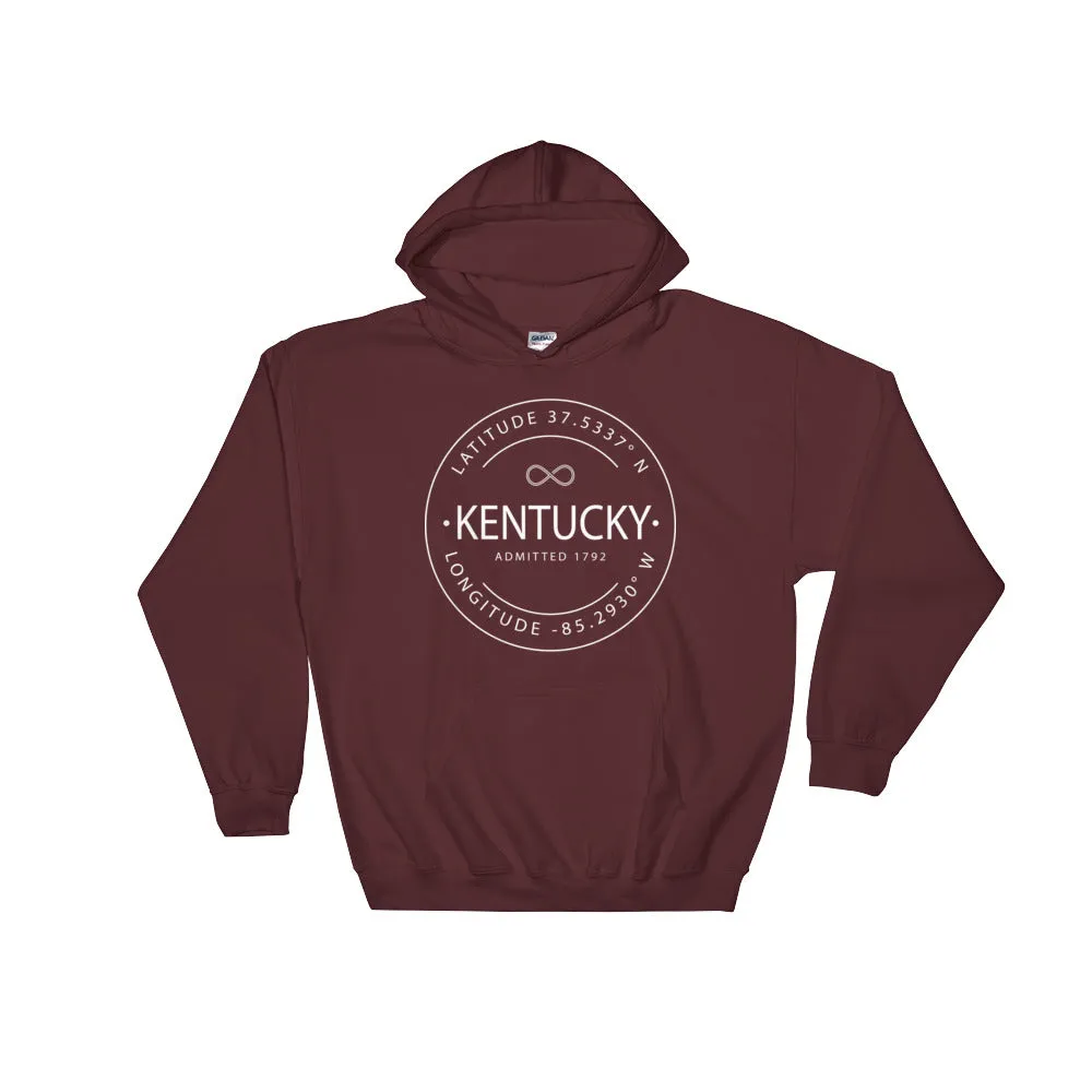 Kentucky - Hooded Sweatshirt - Latitude & Longitude