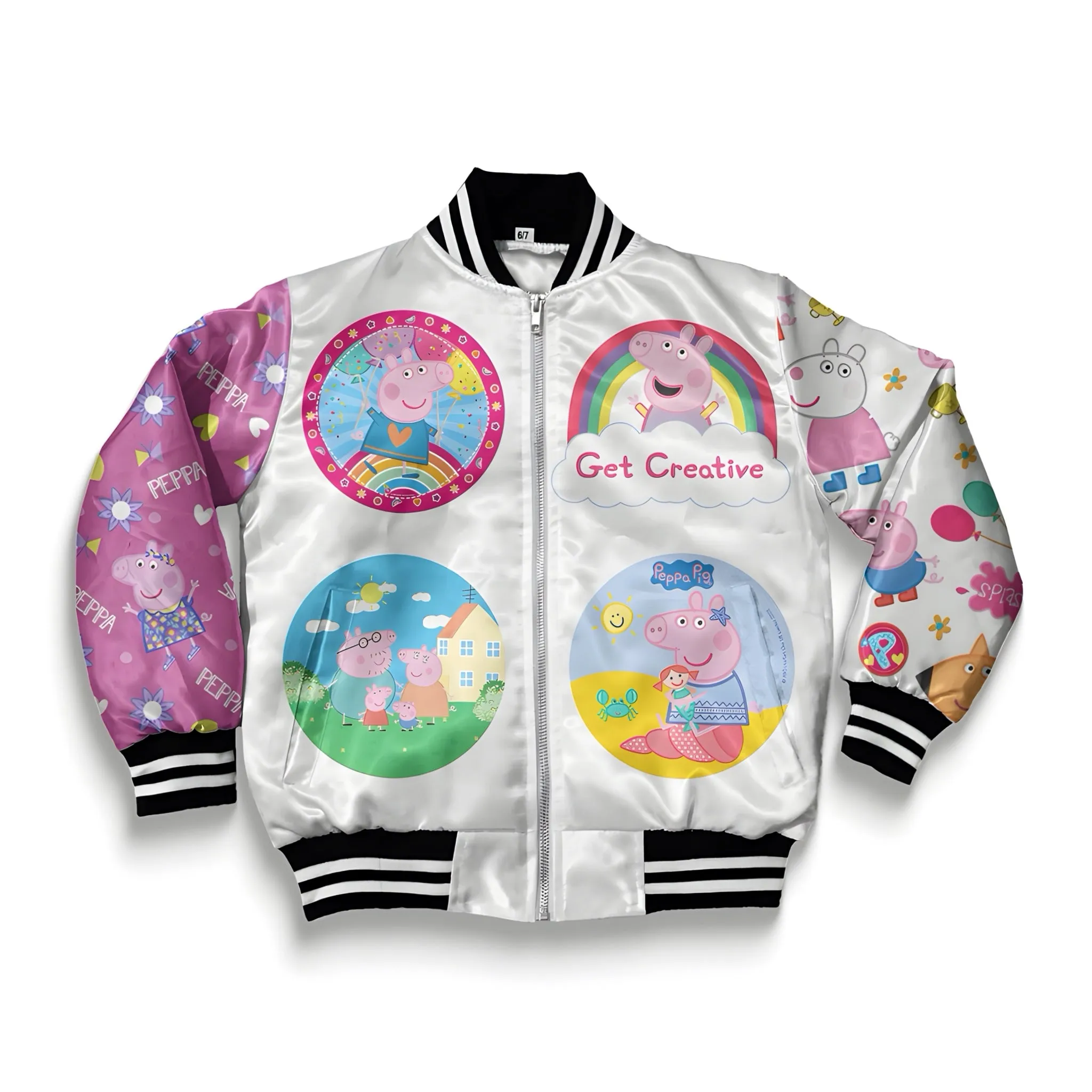 Kids Peppa pink pig Bomber