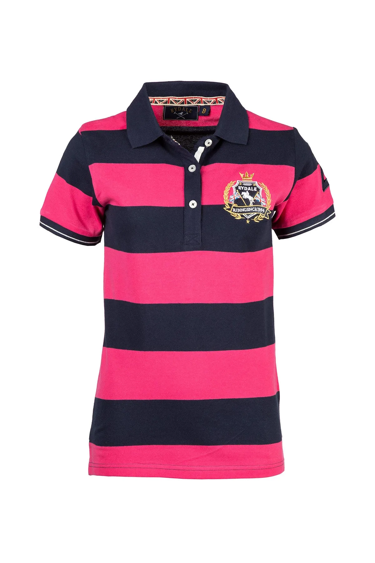 Ladies Striped Polo Shirt - Chloe