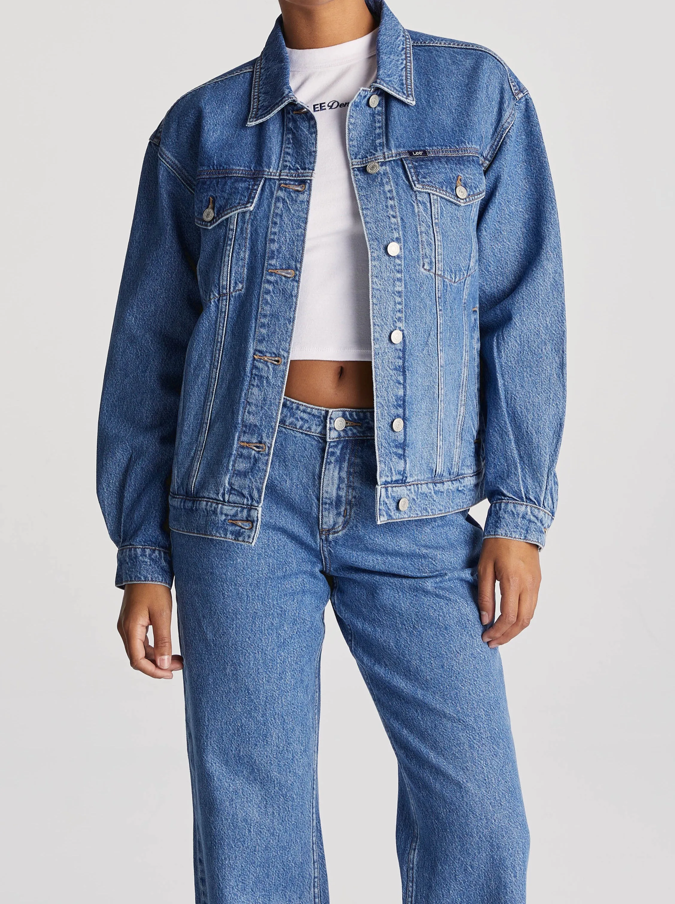 Lee Baggy Denim Jacket | Next Blue