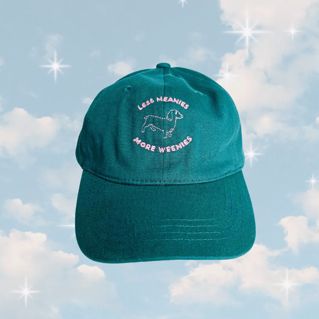 Less Meanies, More Weenies Baseball Dad Hat