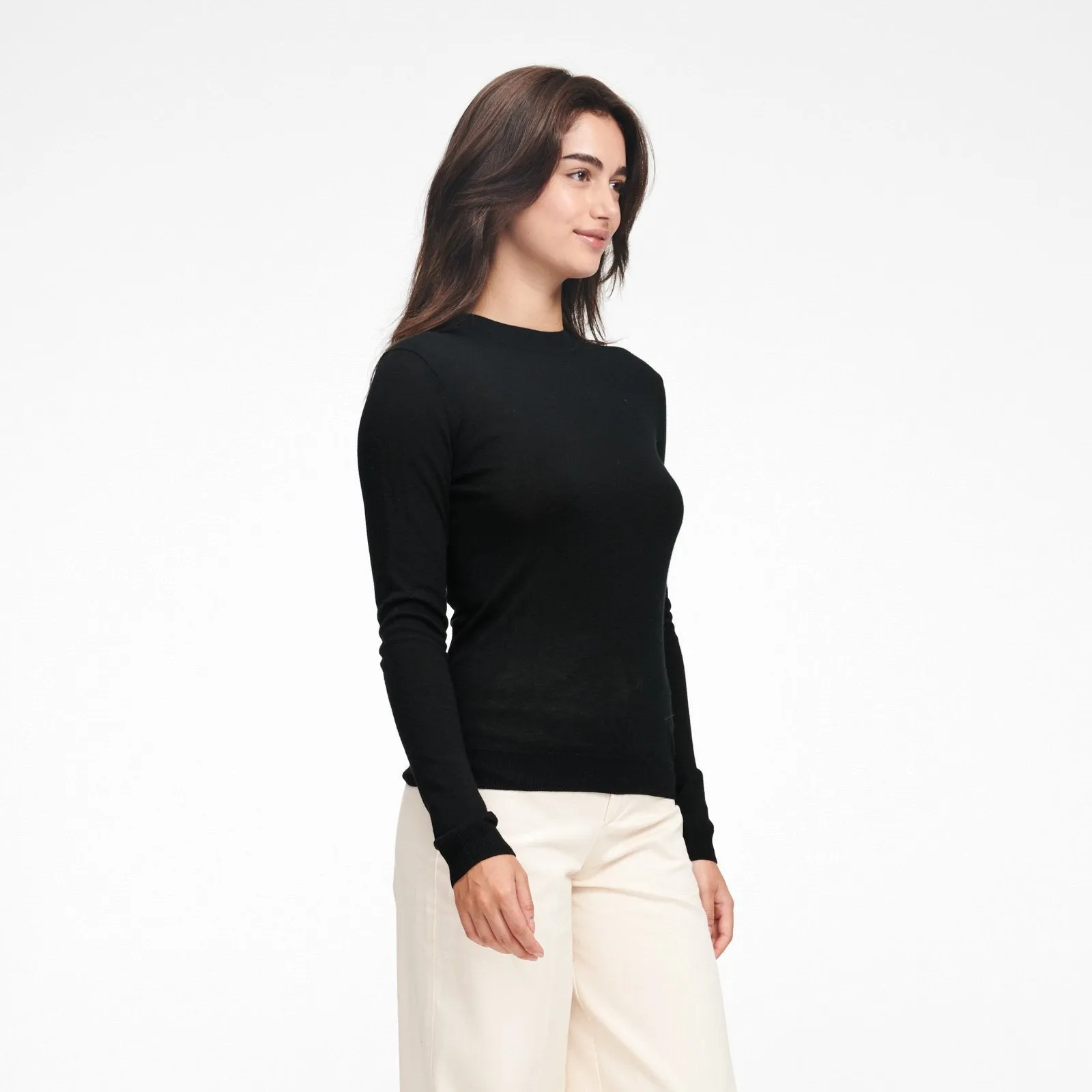 Lightweight Mockneck Sweater