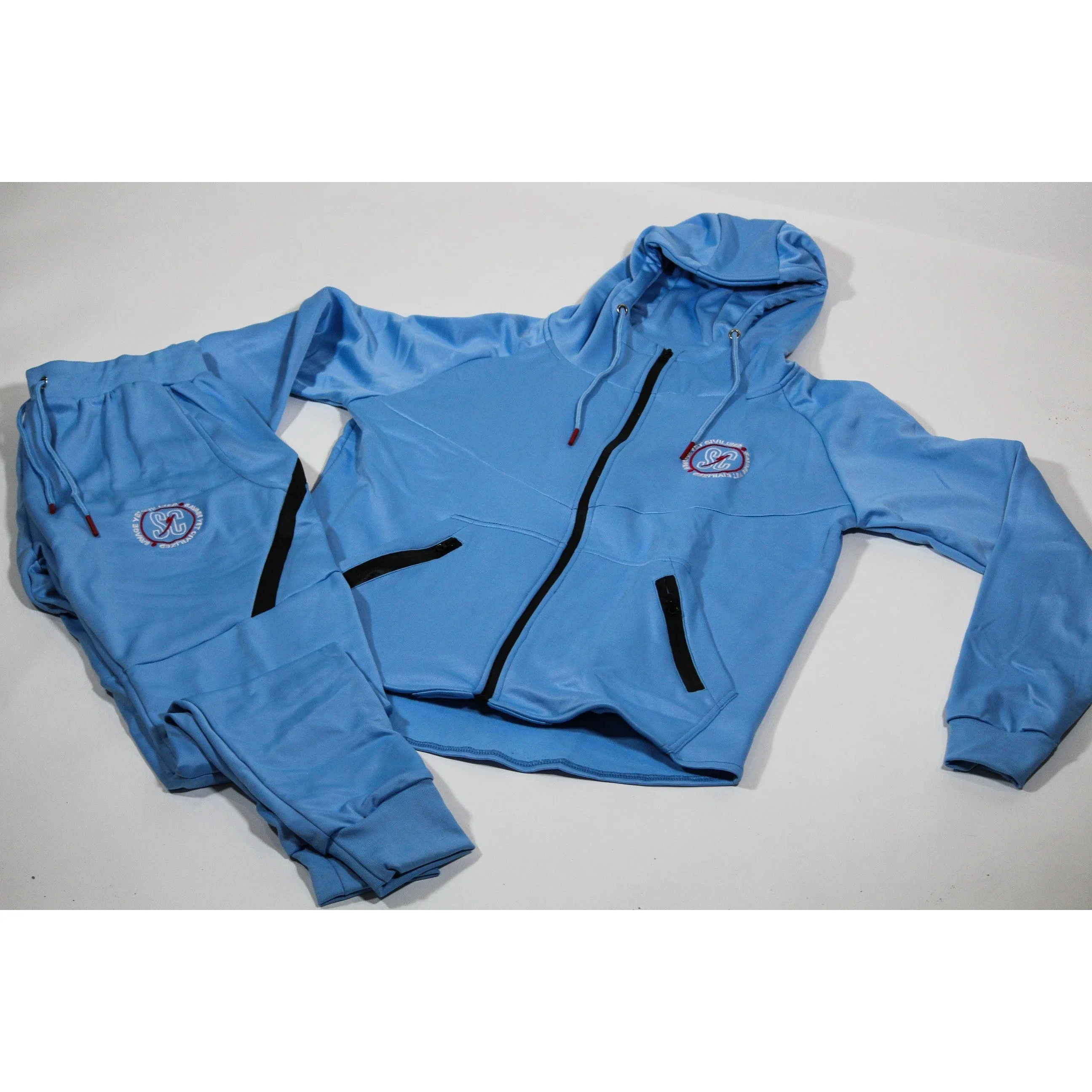 Luxury TEC Jogger Suit (BABY BLUE)