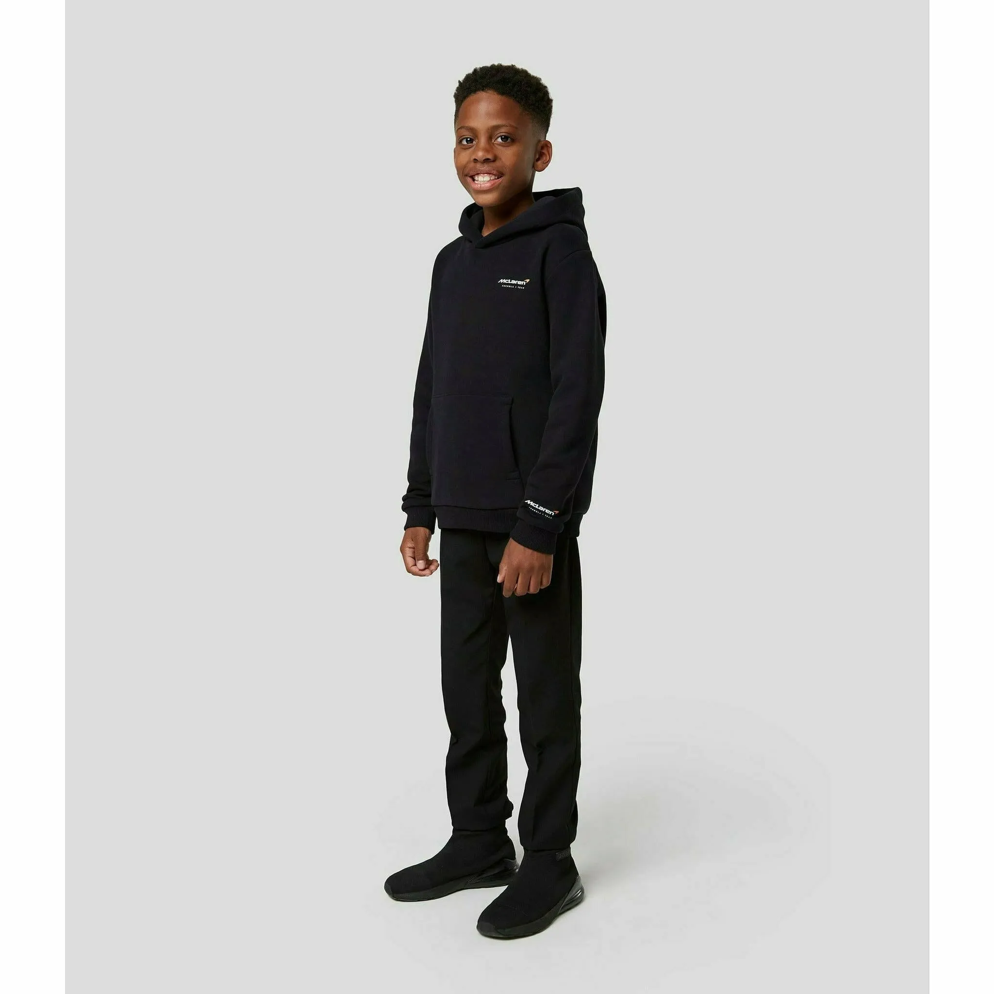 McLaren F1 Special Edition Monaco GP Kids Slogan Hoodie- Youth Blue/Black