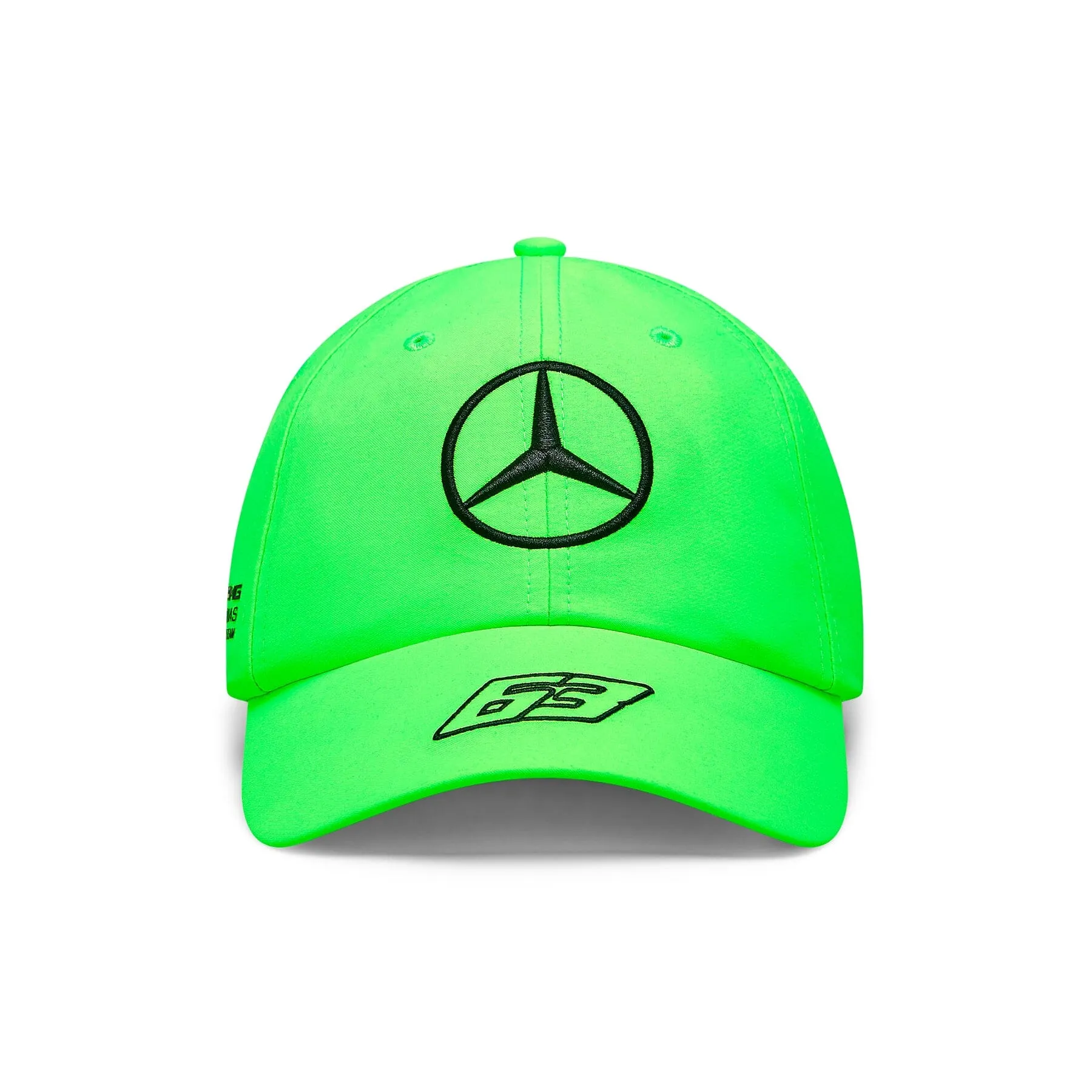 Mercedes AMG Petronas F1 2023 George Russell Special Edition British GP Dad Baseball Hat - Green