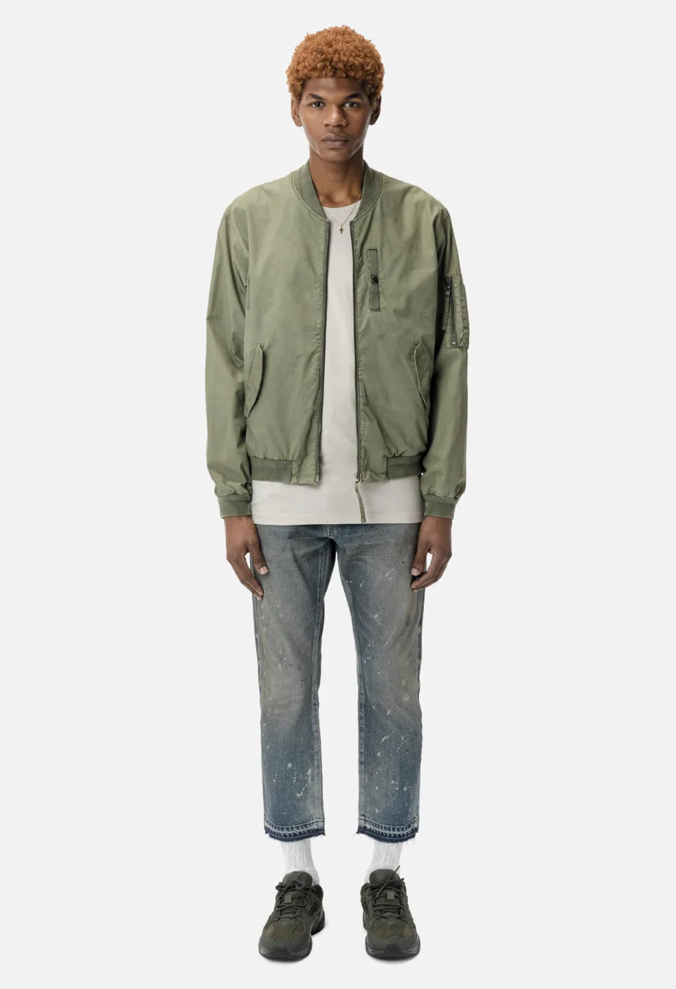 Military Flight Jacket / Olive