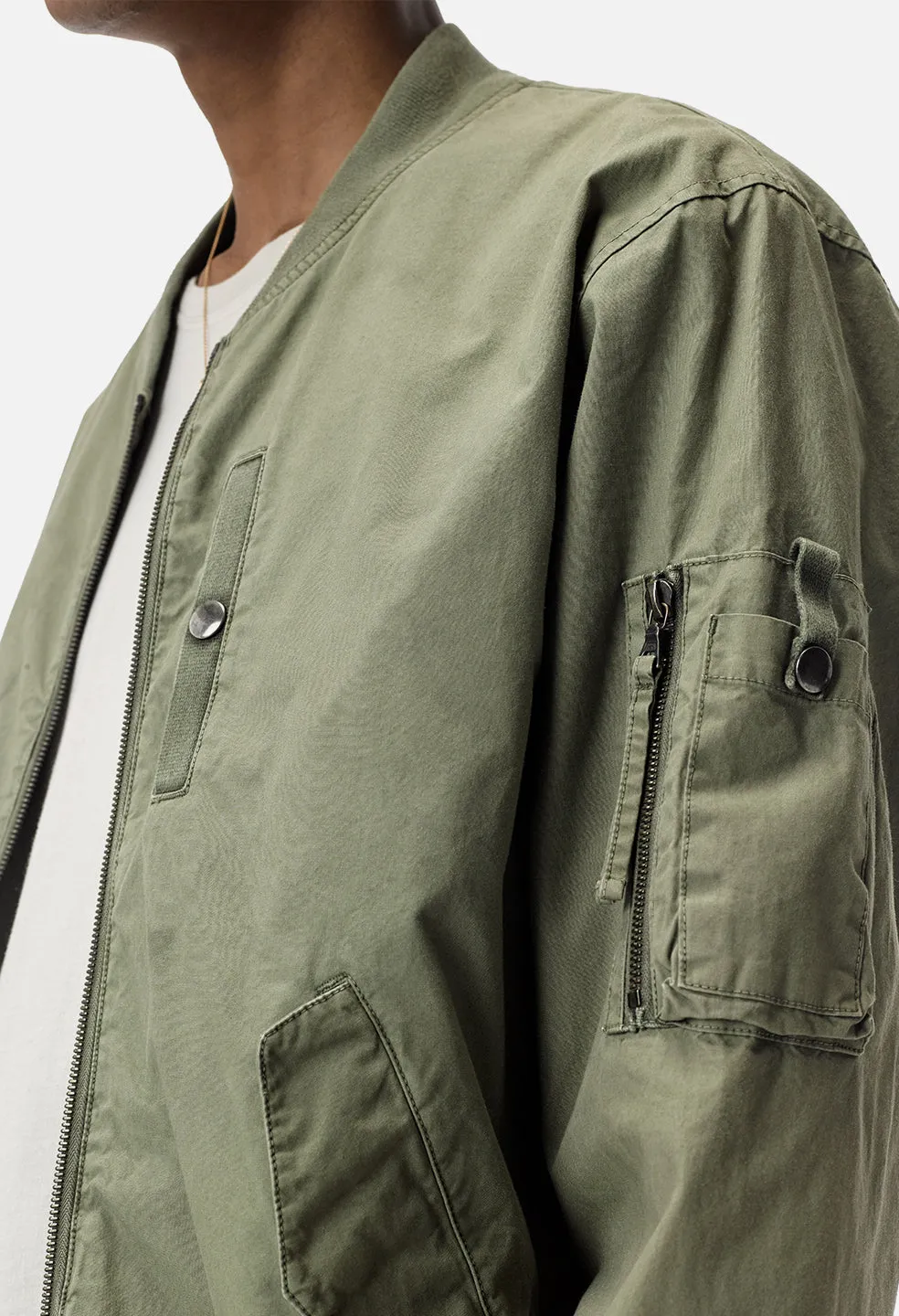 Military Flight Jacket / Olive