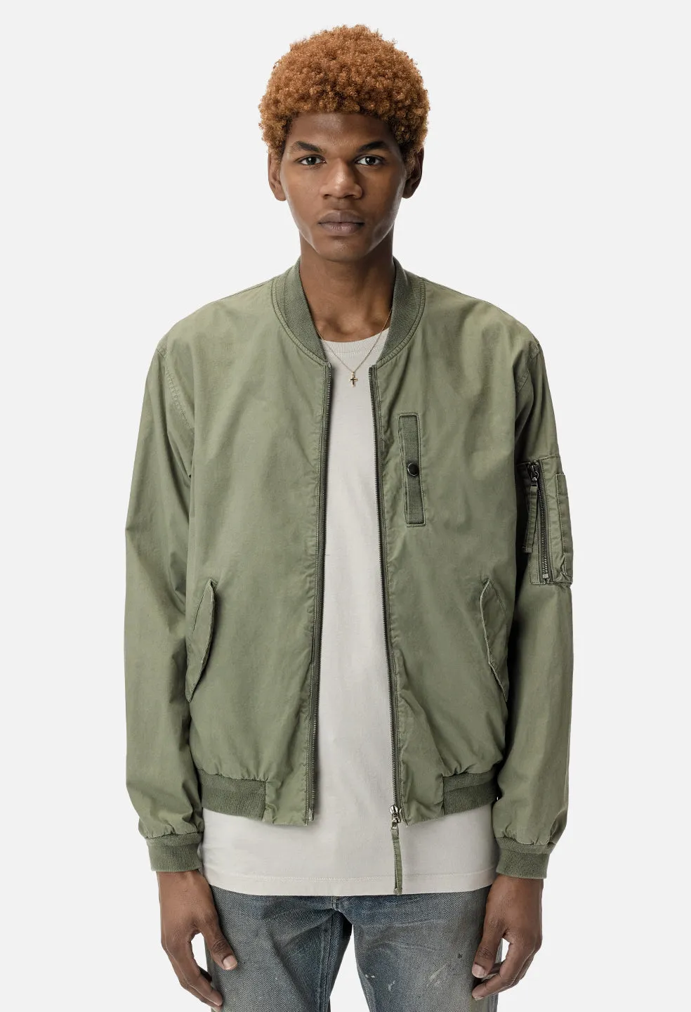 Military Flight Jacket / Olive