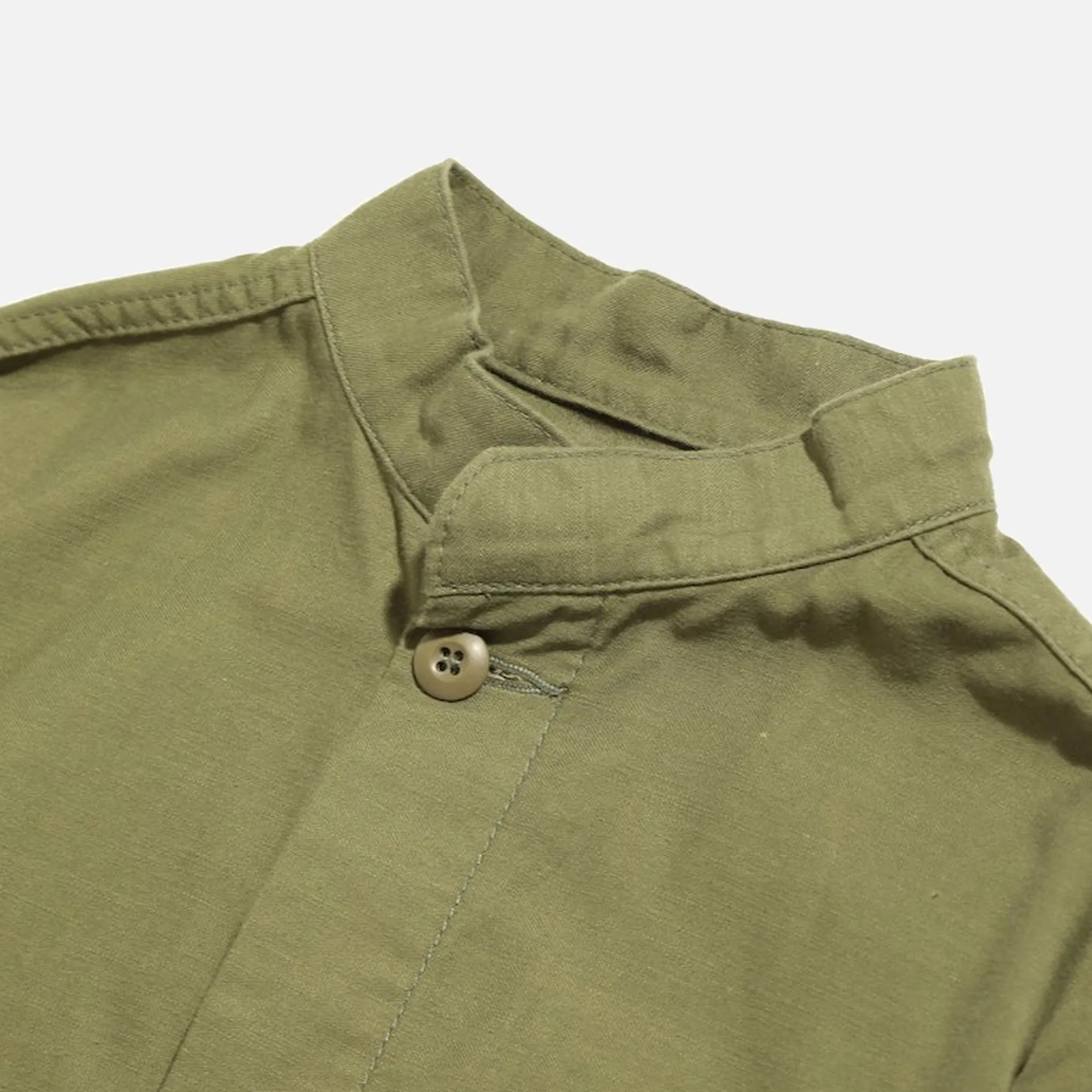 Needles S.C. Army Shirt - Olive Back Sateen