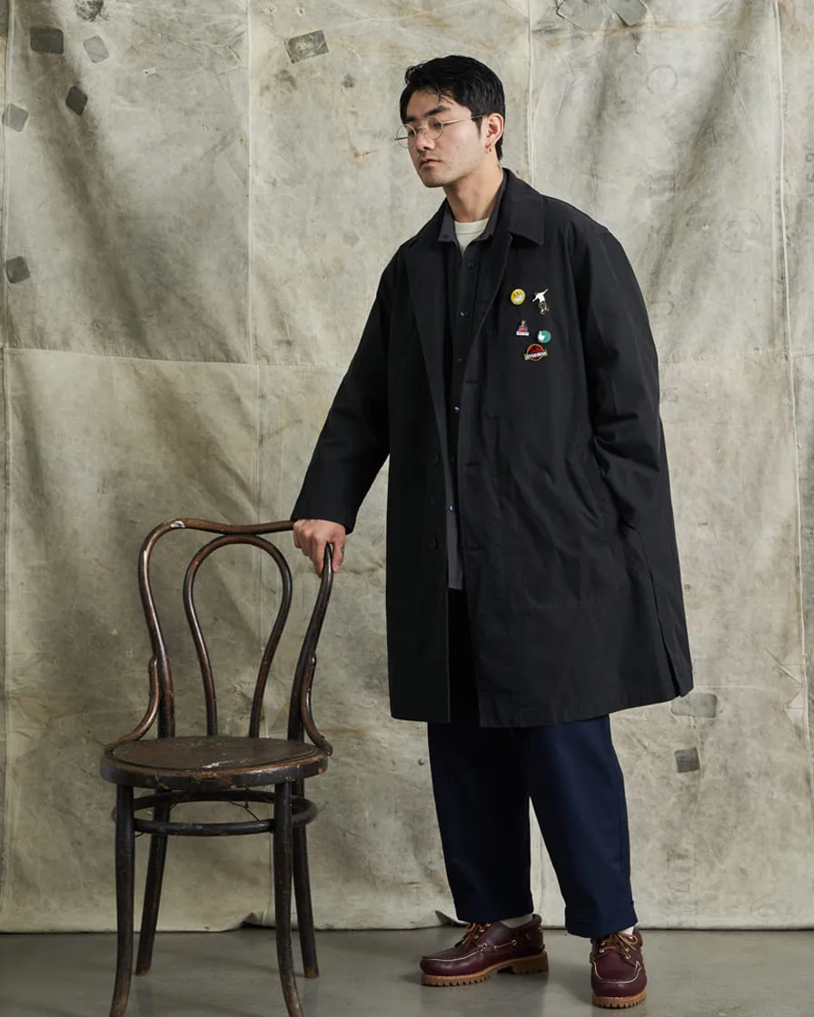 Oversized Balmacaan Overcoat