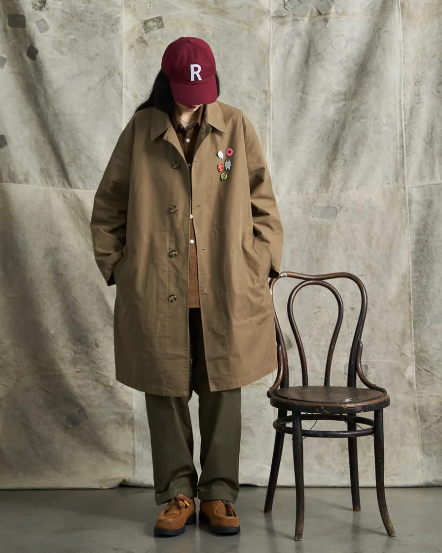 Oversized Balmacaan Overcoat