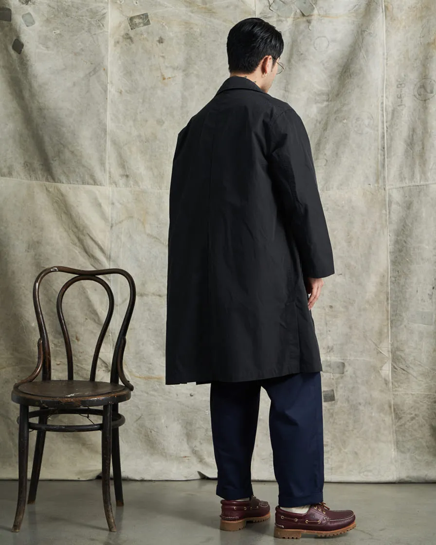 Oversized Balmacaan Overcoat