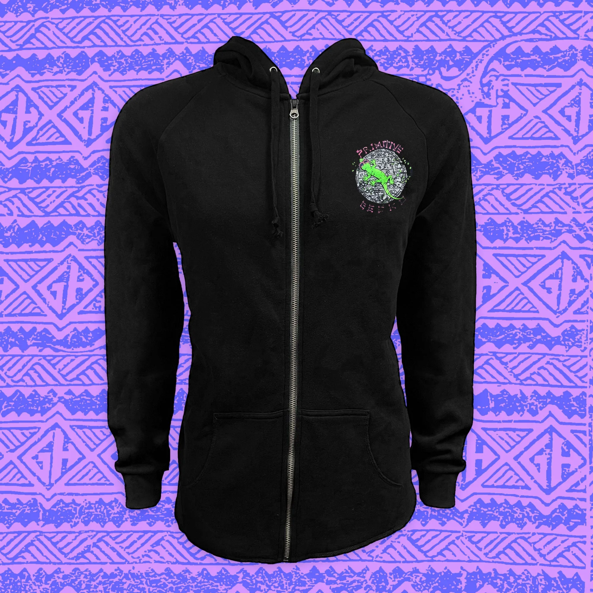 Primitive Gecko Hoodie - Womens Premium Zip