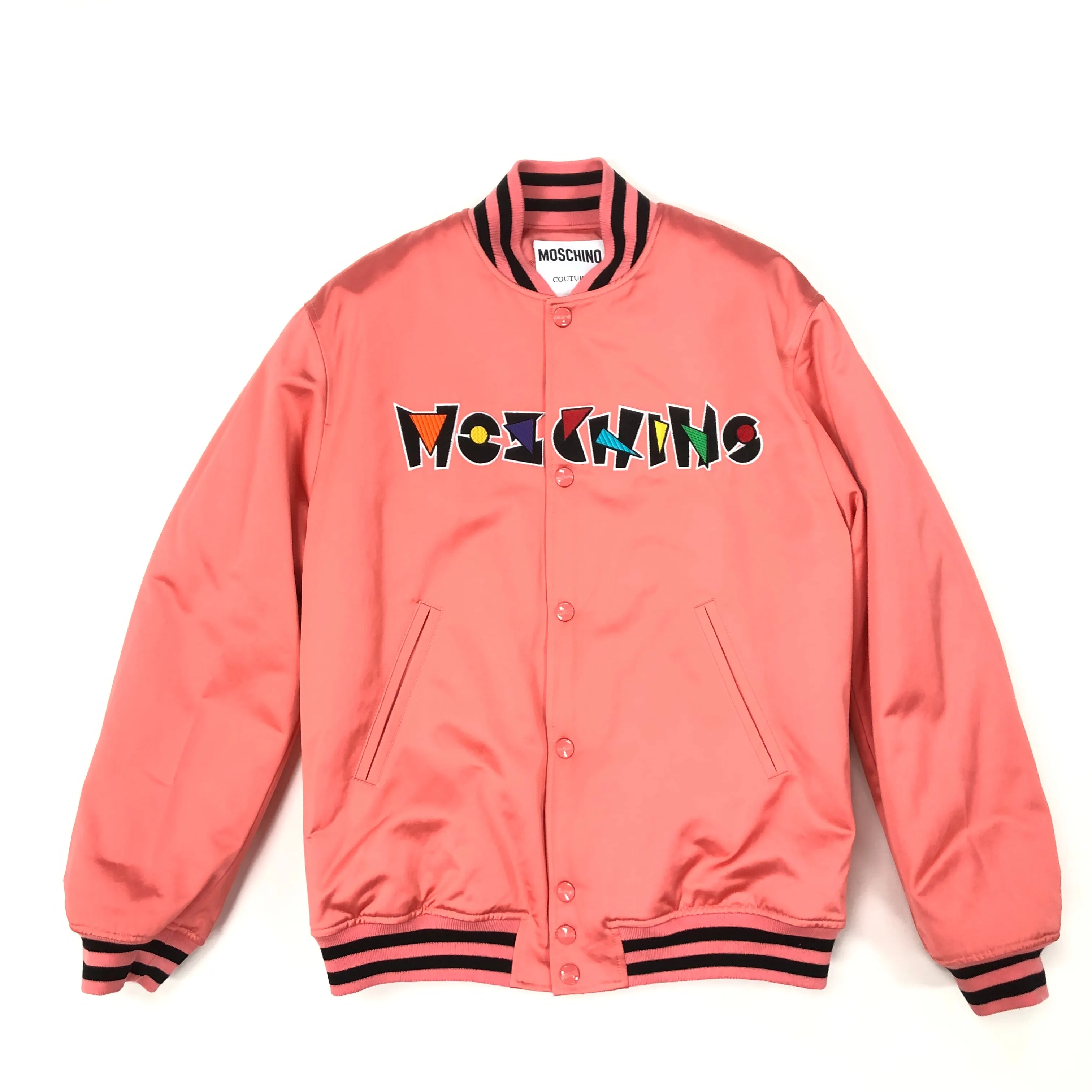 Prism Nylon Bomber Jacket (Pink)