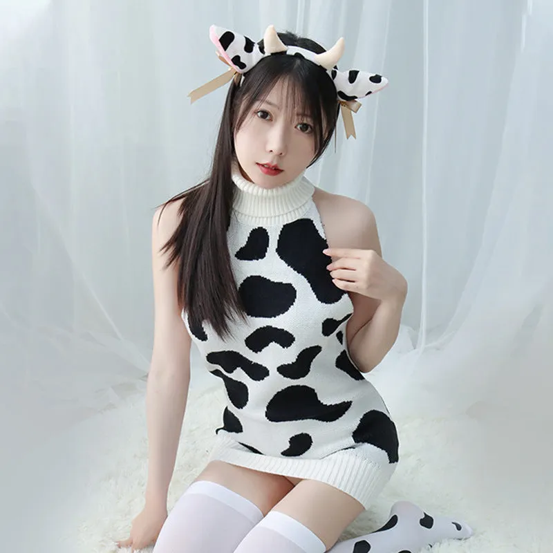 "Virgin Killer" Cow Sweater