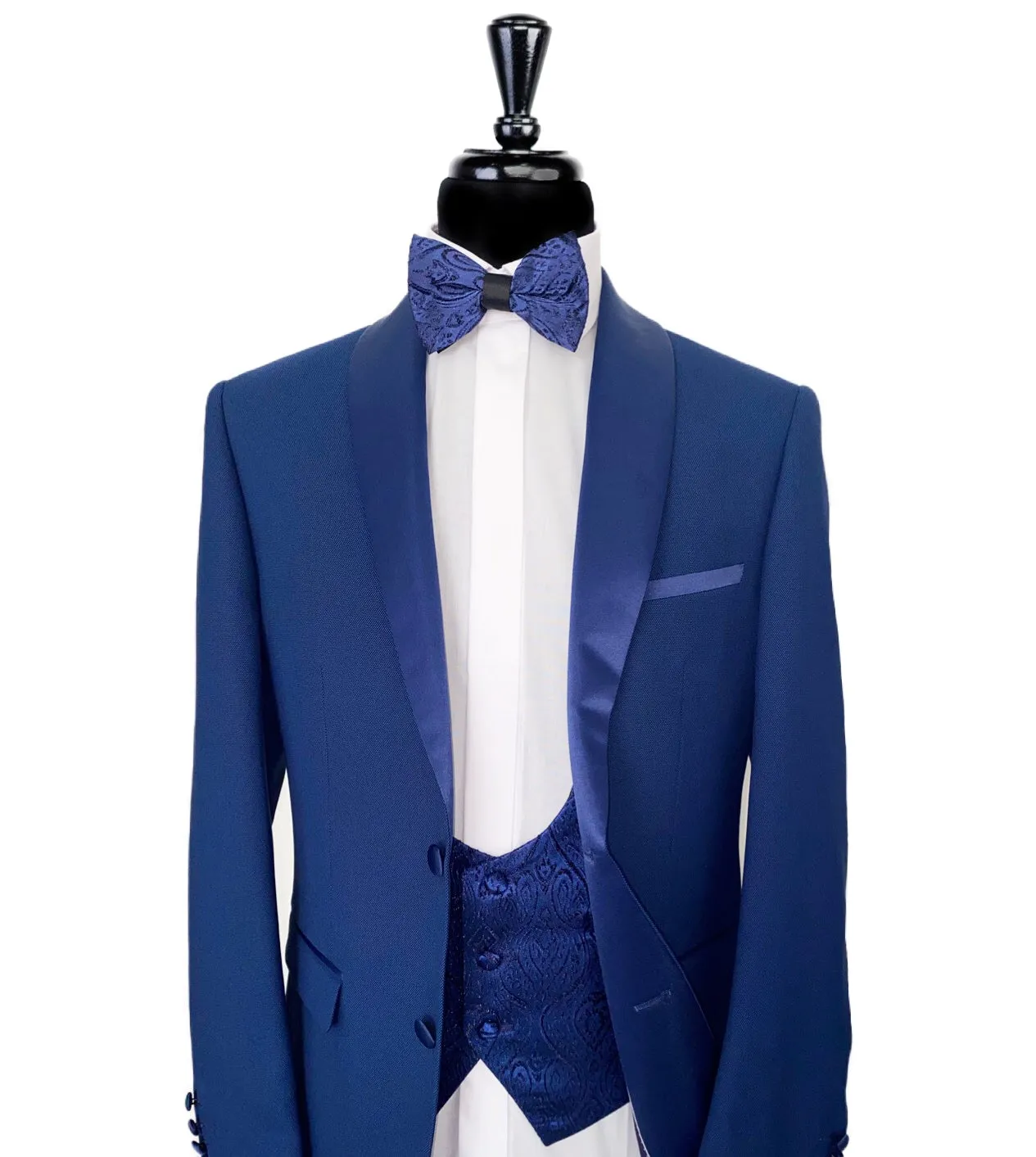 ROBERT SIMON Royal Blue 4 Piece Suit