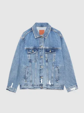 Rory Jacket in Vintage Blue