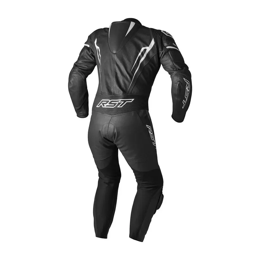 RST Tractech Evo 5 CE Mens Leather Suit - Black / White / Black