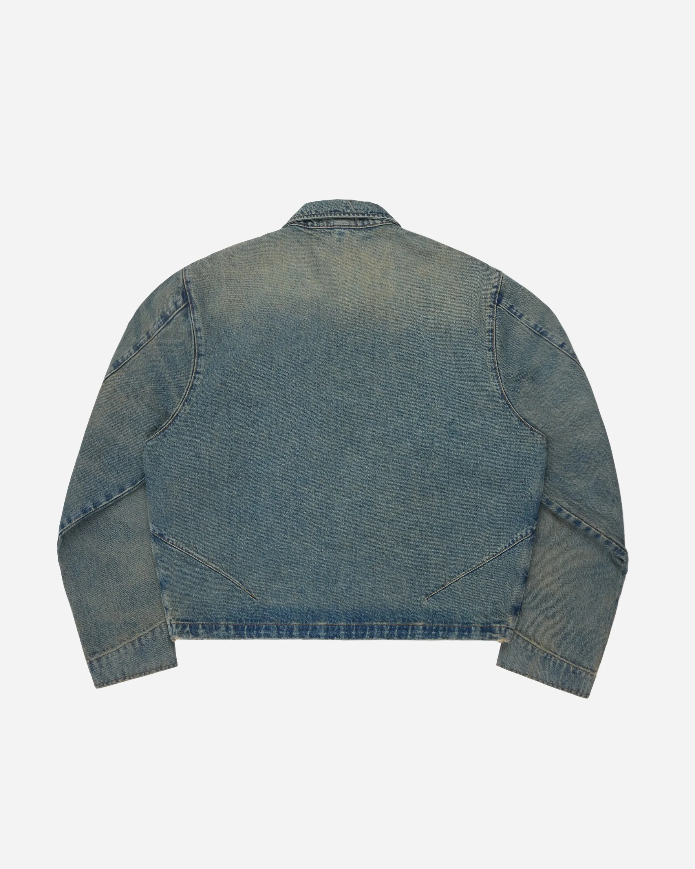 Sand-Wash Mechanic Denim Jacket