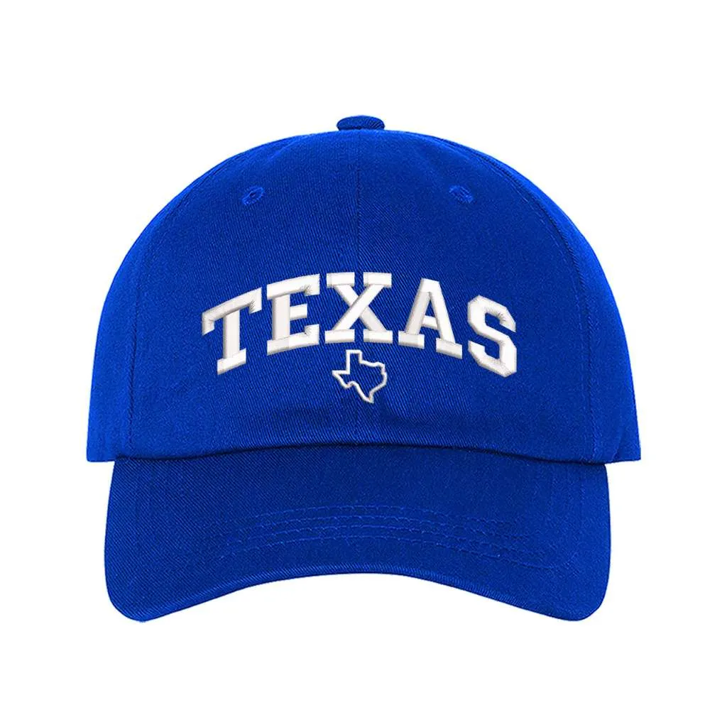 Texas Baseball Hat - Texas Map Baseball Hat