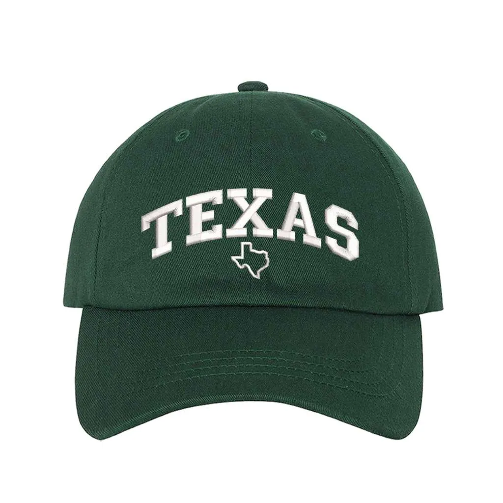 Texas Baseball Hat - Texas Map Baseball Hat