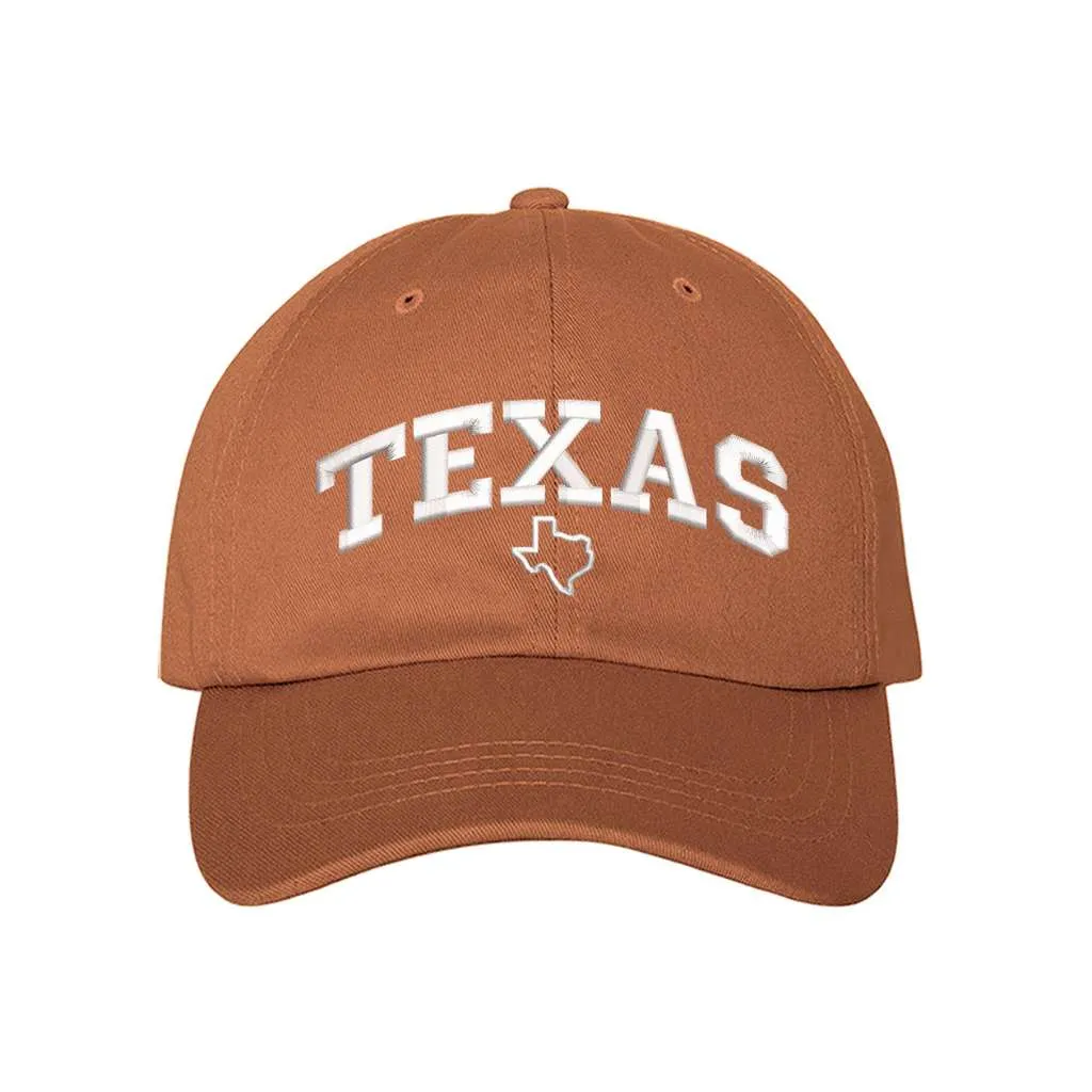 Texas Baseball Hat - Texas Map Baseball Hat